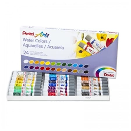 Pentel 24 Color  Arts Watercolor Set PENWFRS24